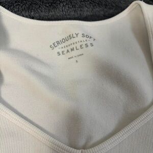 Aéropostale Seriously Soft Seamless White Tank Top